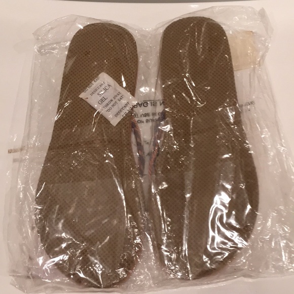 J Crew Sandals Size 8 NWT "Shirting Stripe" Style - Picture 5 of 11